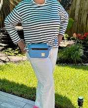 Load image into Gallery viewer, Convertible Crossbody Sling Bag in Black Faux Leather